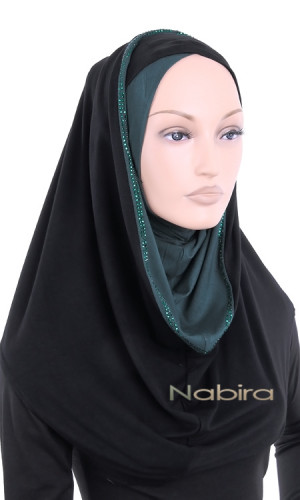 Hijab MS24 zweifarbig Viskose