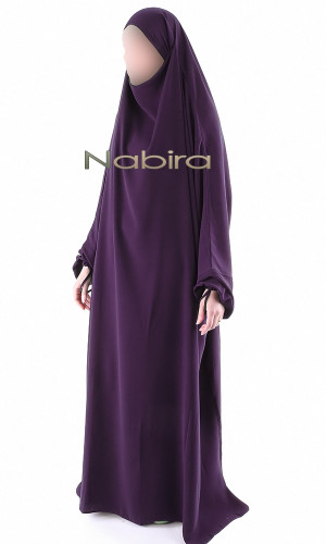 Jilbab einteilige  Luxux Krepp
