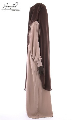 Sitar-Niqab long 3 veils