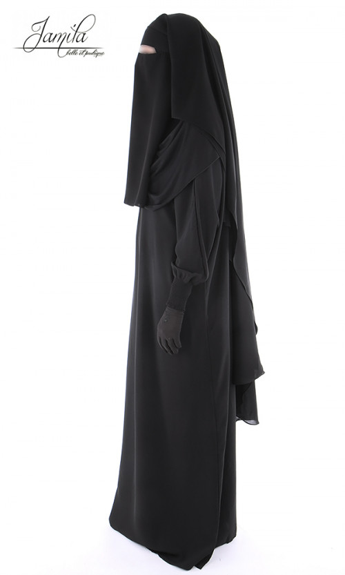 Maxi Sitar-Niqab lange 3 Schleier