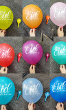 Kit mit 10 Eid Mubarak Regenbogenballons