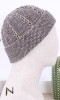 Chechia Bündchen Mütze CH11 Samt Wolle zweifarbig