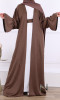 Abaya Dubai Nouha 2 Stück Abaya Kimono und inneres Kleid