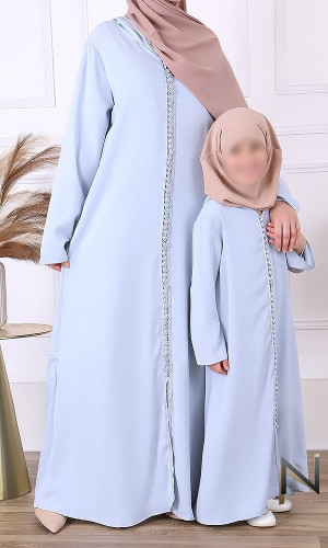 Abaya Traditionellen Gebet Islamische Kleidung Arabische Kinder ab 1 bis 6 Jahr 