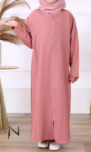 Abaya mit Reißverschluss...