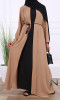 Abaya Zeha Waffel-Krepp-Kimono-Stil