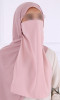 Halb-Niqab SIT05 Saphyr-Stoff (Medina-Seiden-Stil)