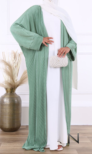 Abaya Kimono KIM001 plissiert