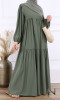 Kleid maxi RLP138 Saphyr-Stoff (Medina-Seide-Stil)