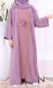 Abaya Madchen Dubai AF67 Abaya Kimono und inneres Kleid
